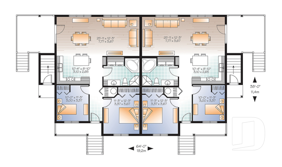 Rez-de-chaussée -  - Sapinière