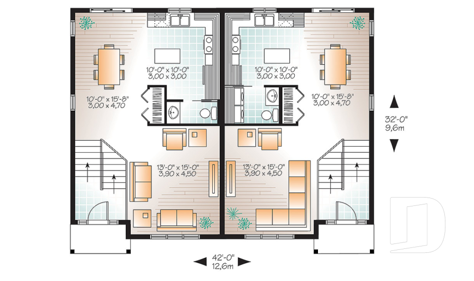 Rez-de-chaussée -  - Chambert