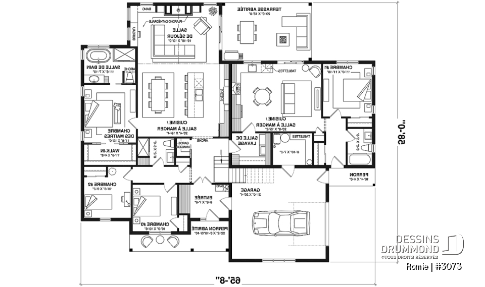 Rez-de-chaussée - Magnifique maison bi-génération de style farmhouse, terrasse abritée et salle de lavage partagées - Romie