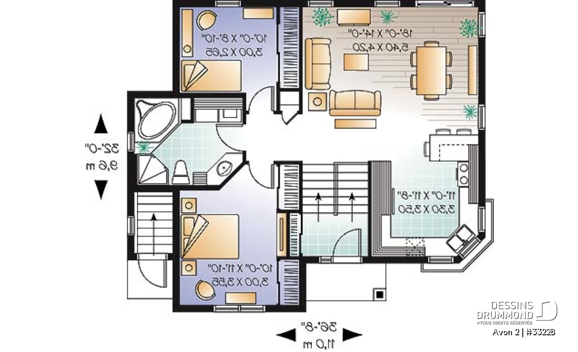 Rez-de-chaussée - Bungalow abordable, appartement une chambre au sous-sol, bachelor, 3 à 4 chambres à l'unité principale - Avon 2