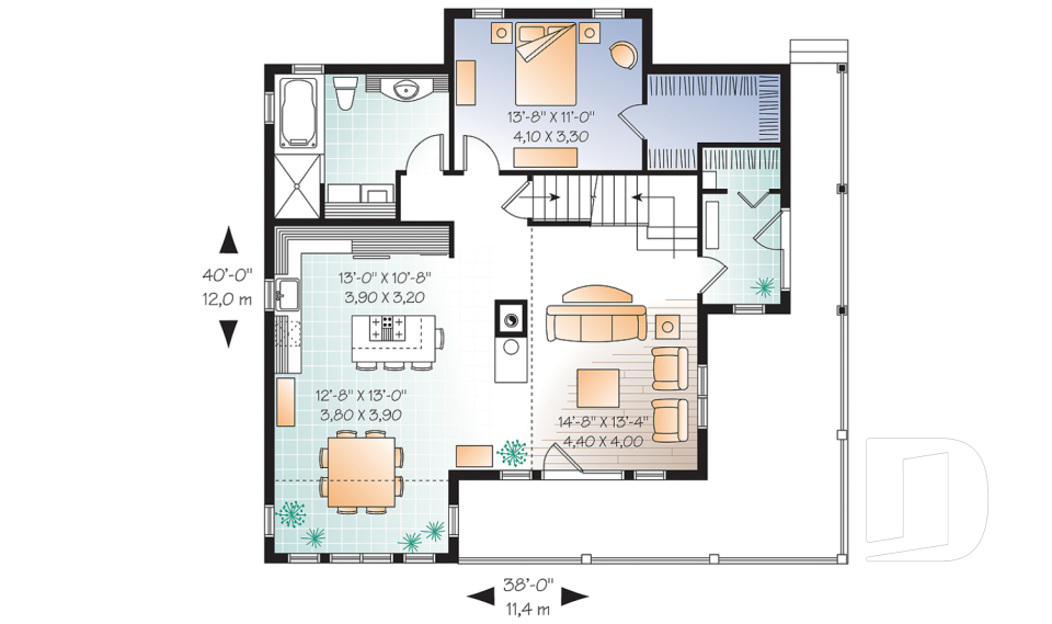 Rez-de-chaussée -  - Chèvrefeuille 2