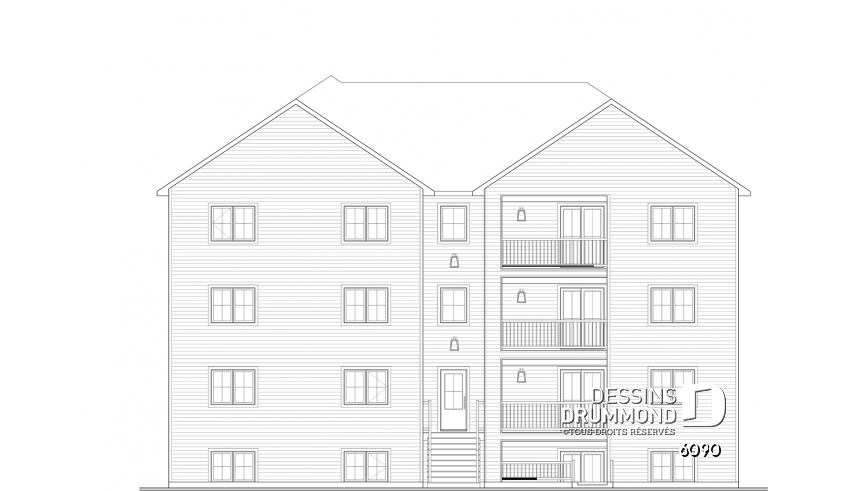 Vue arrière - MODÈLE DE BASE - 
