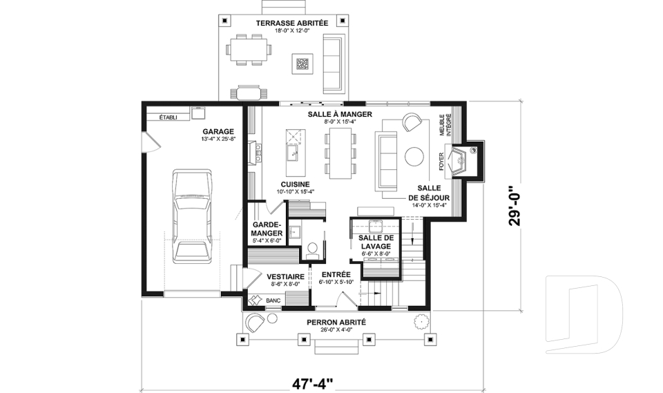 Rez-de-chaussée -  - Delphine 2