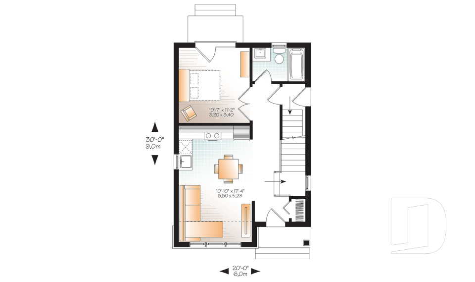 Rez-de-chaussée -  - Melia