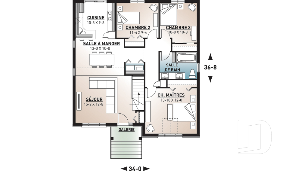 Rez-de-chaussée -  - Charbonnier