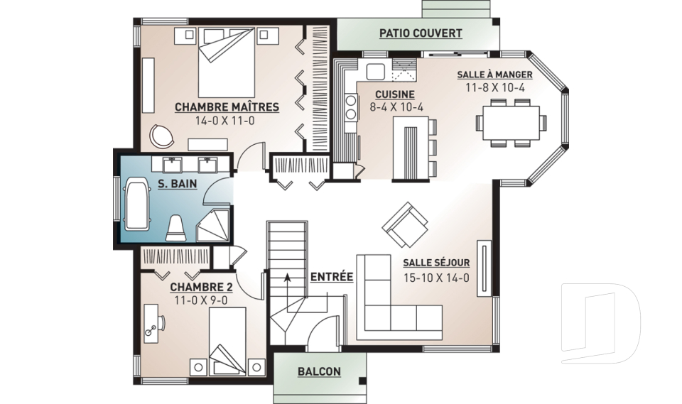 Rez-de-chaussée -  - Bartholdi