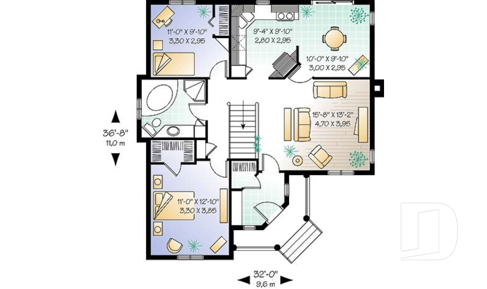 Rez-de-chaussée -  - Gabrielle