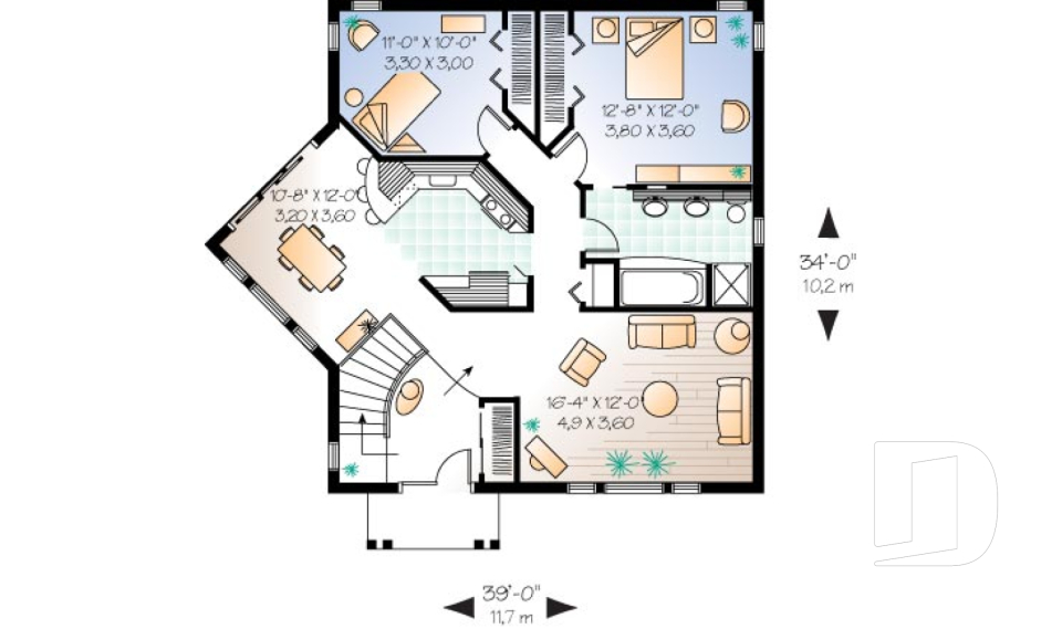 Rez-de-chaussée -  - Amanjéna