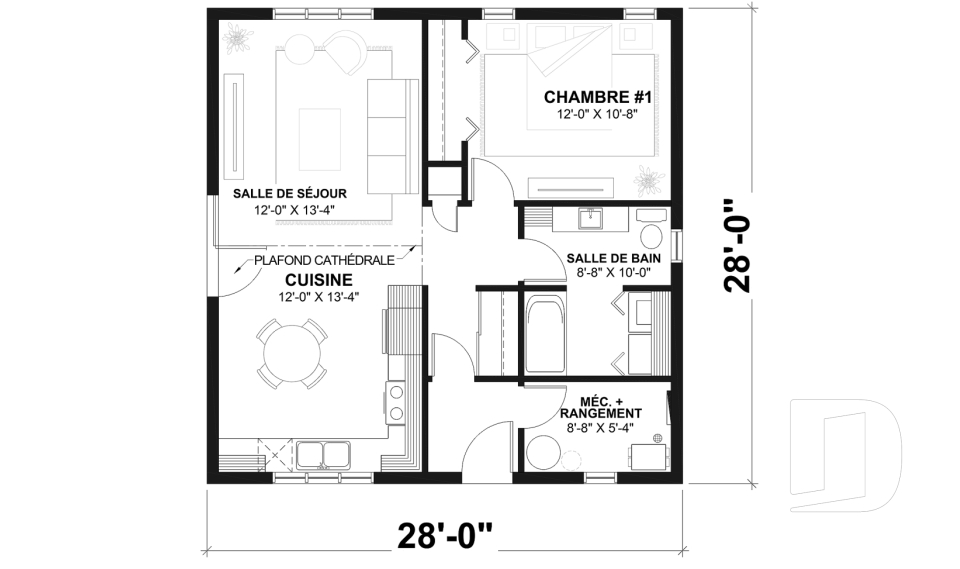 Rez-de-chaussée -  - Batiscan