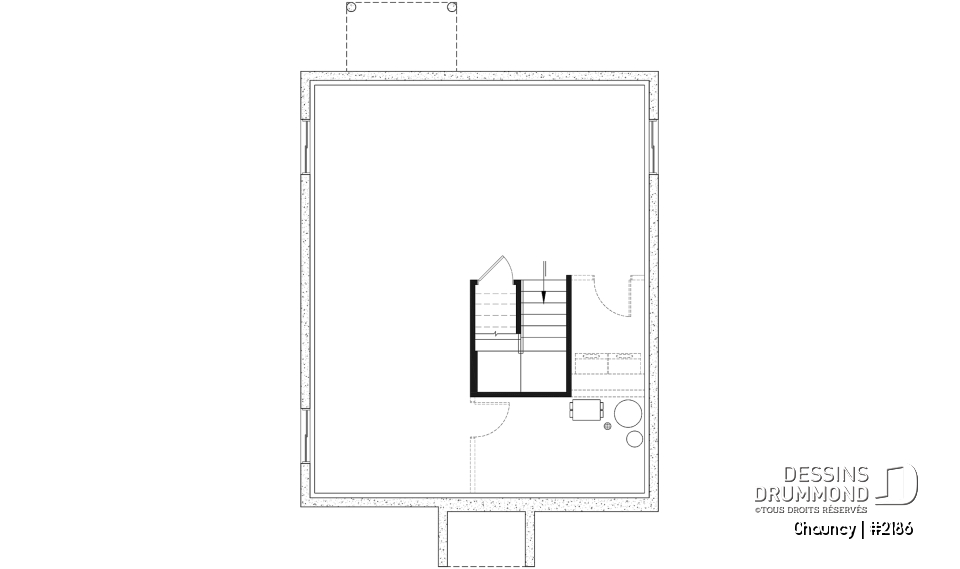 Sous-sol aménageable - Plain-pied abordable offrant un chambre et un grand îlot à la cuisine, fenêtre à arche à la salle à manger - Chauncy