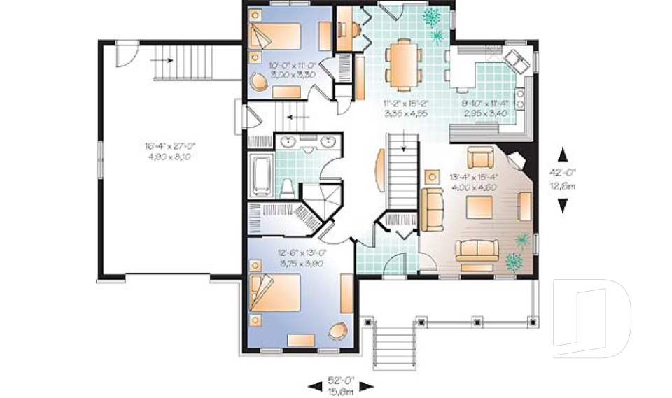 Rez-de-chaussée -  - Marquis 2