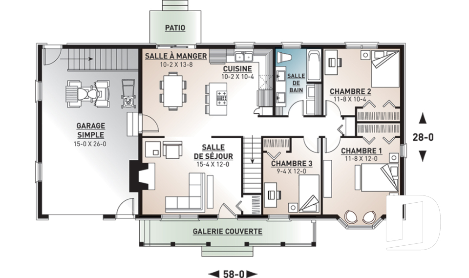 Rez-de-chaussée -  - Bermond