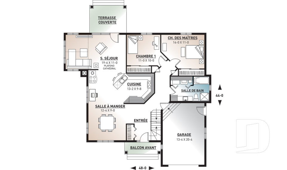 Rez-de-chaussée -  - Halarion