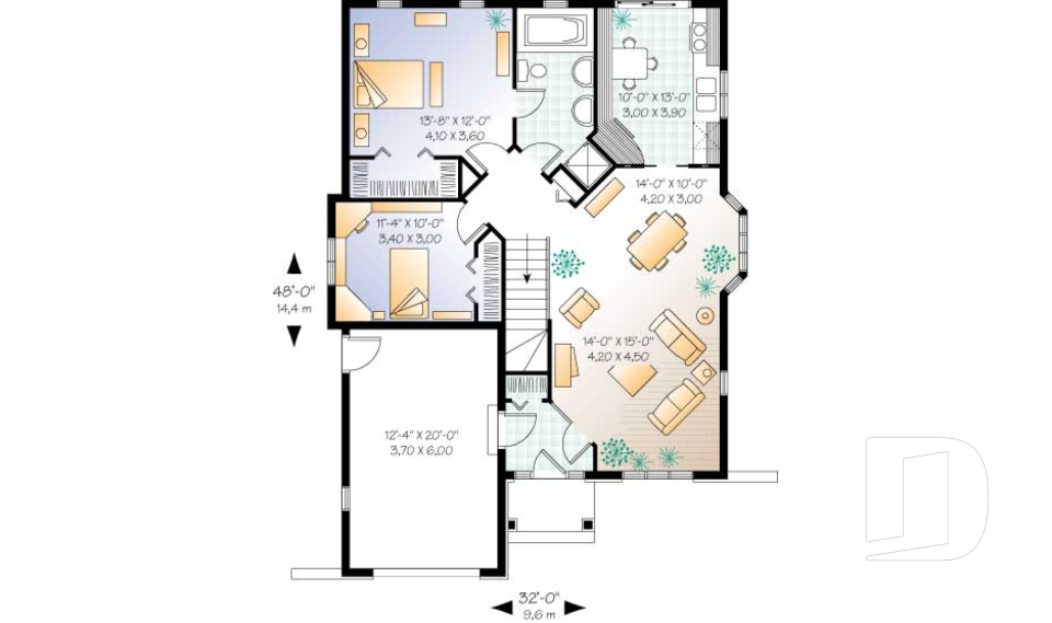 Rez-de-chaussée -  - Marconi