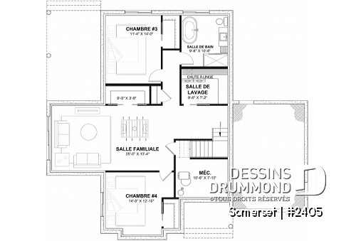 Sous-sol aménagé (Optionel $) -  - Somerset