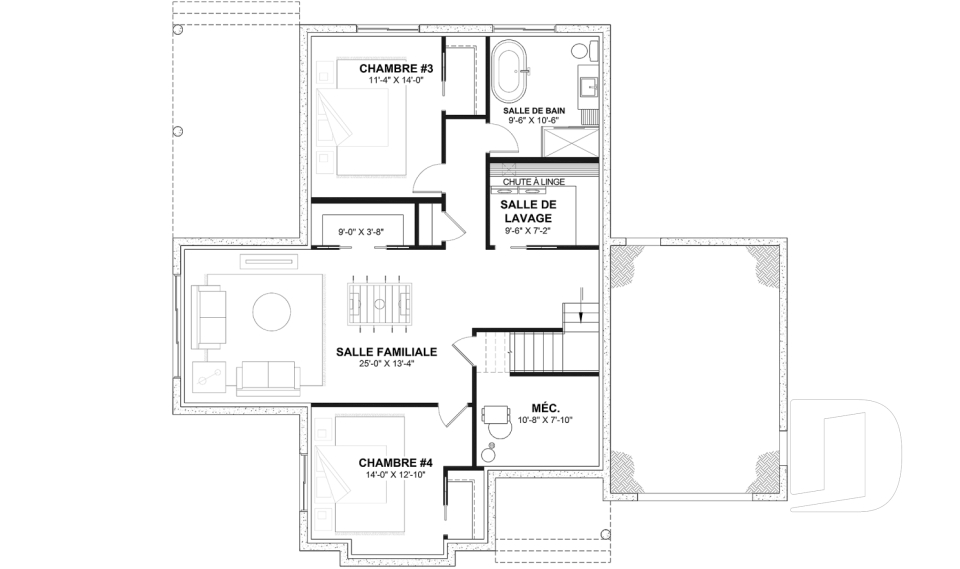 Sous-sol aménagé (Optionel $) -  - Somerset