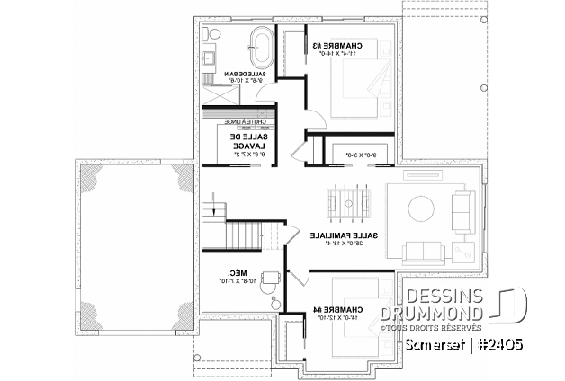 Sous-sol aménagé (Optionel $) - Plain-pied champêtre avec garage, 2 chambres, foyer, garde-manger et belle lumière naturelle - Somerset