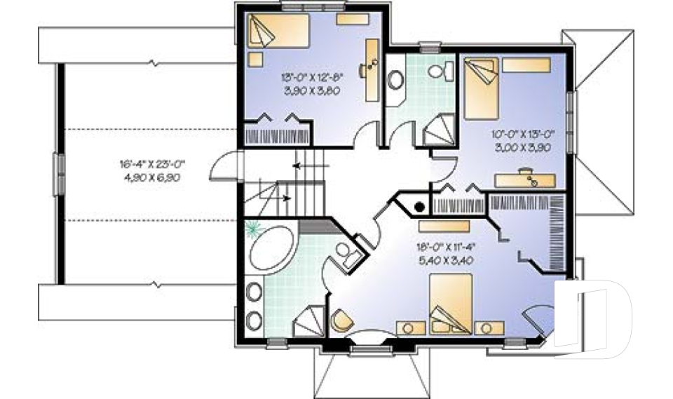 Étage -  - Bourgeois