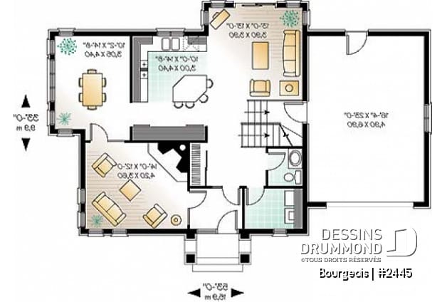 Rez-de-chaussée - Modèle 2 étage,  garage, 3 chambres, espace boni impressionnant - Bourgeois