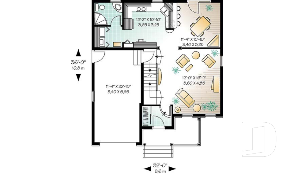 Rez-de-chaussée -  - Archibald 3