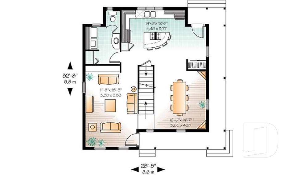 Rez-de-chaussée -  - Hillcrest