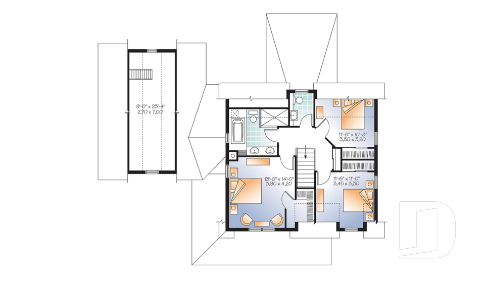 Étage -  - La Campagnarde 3