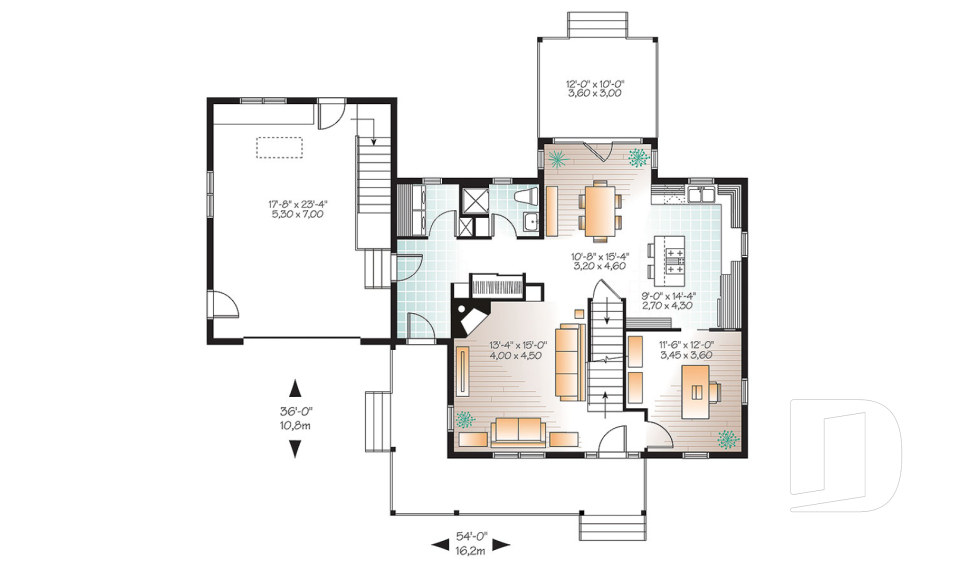 Rez-de-chaussée -  - La Campagnarde 3