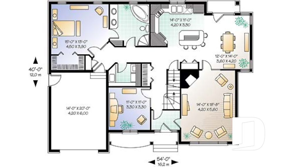 Rez-de-chaussée -  - Bourassa