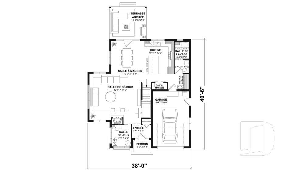 Rez-de-chaussée -  - Léana 2