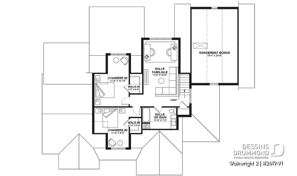 Étage - Magnifique maison classique avec 3 chambres dont une belle suite parentale au rez-de-chaussée - Wainwright 2