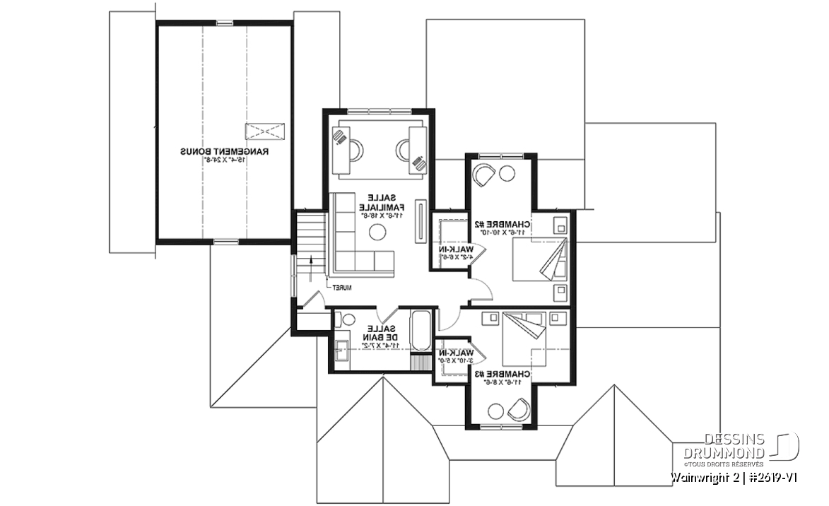 Étage - Magnifique maison classique avec 3 chambres dont une belle suite parentale au rez-de-chaussée - Wainwright 2