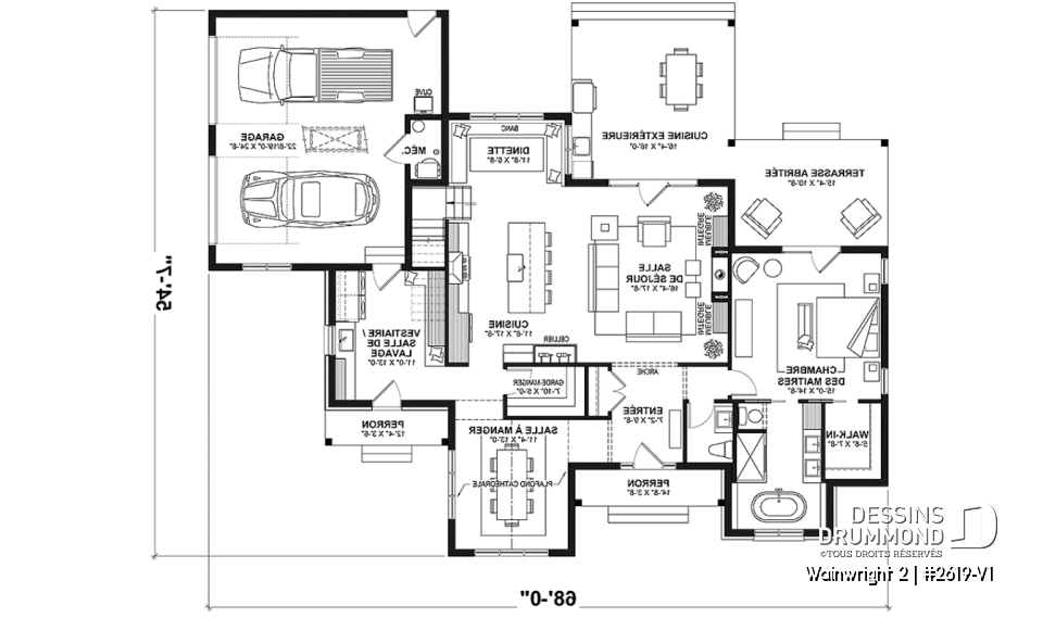 Rez-de-chaussée - Magnifique maison classique avec 3 chambres dont une belle suite parentale au rez-de-chaussée - Wainwright 2