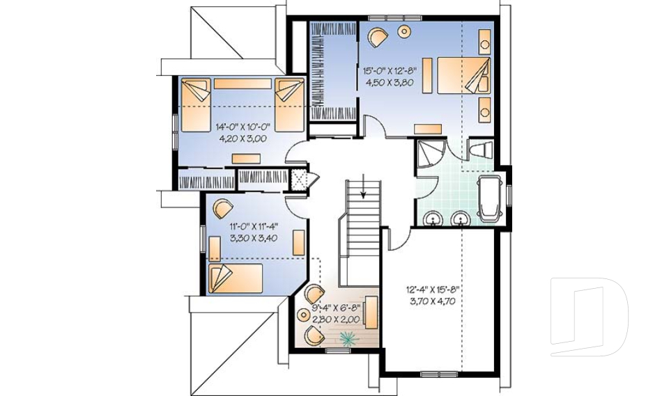Étage -  - Duvernay 2