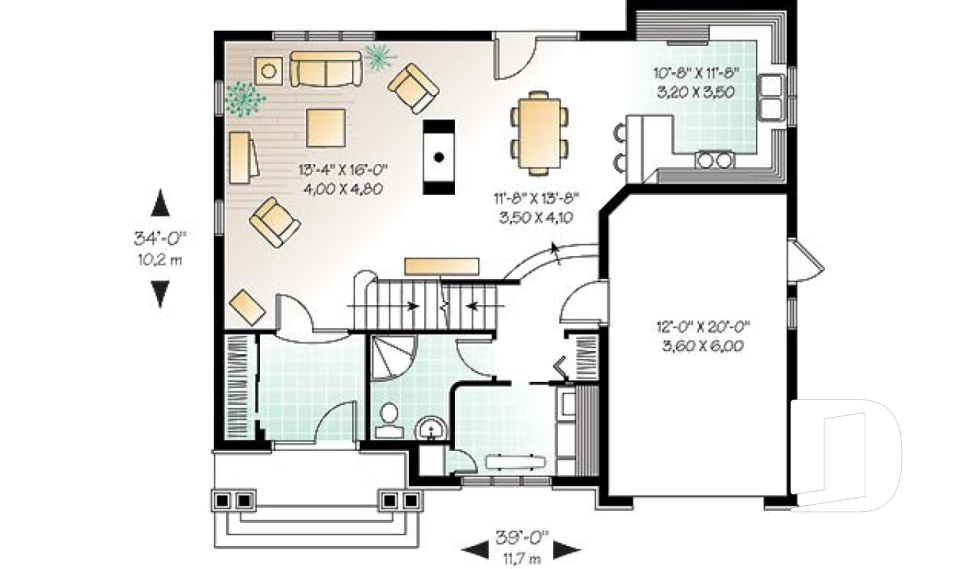 Rez-de-chaussée -  - Casarêve
