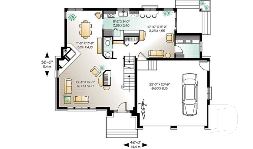 Rez-de-chaussée -  - Duquesne