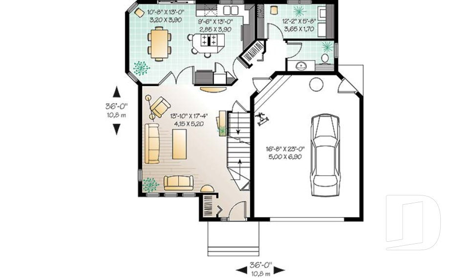 Rez-de-chaussée -  - Maronnier