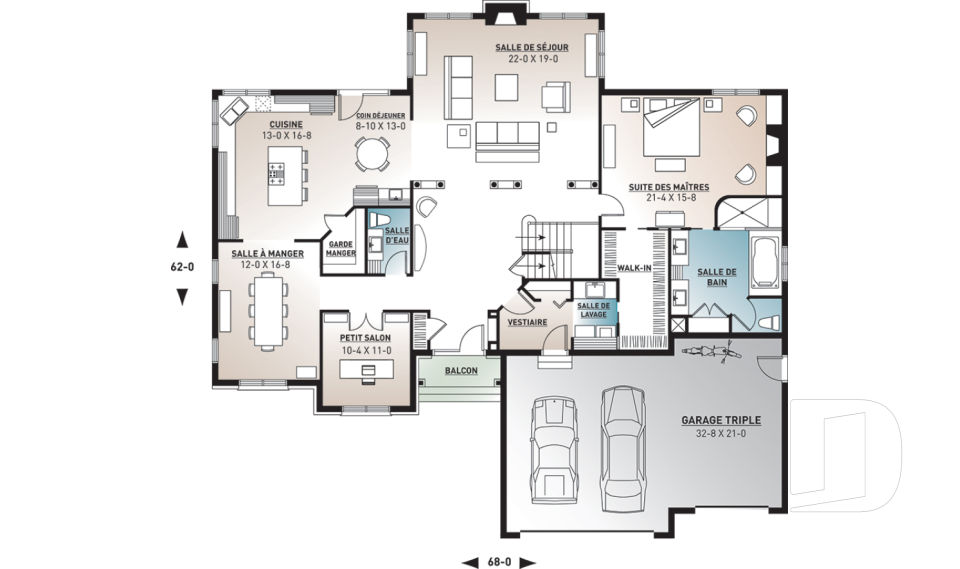 Rez-de-chaussée -  - Quatres Bourgeois