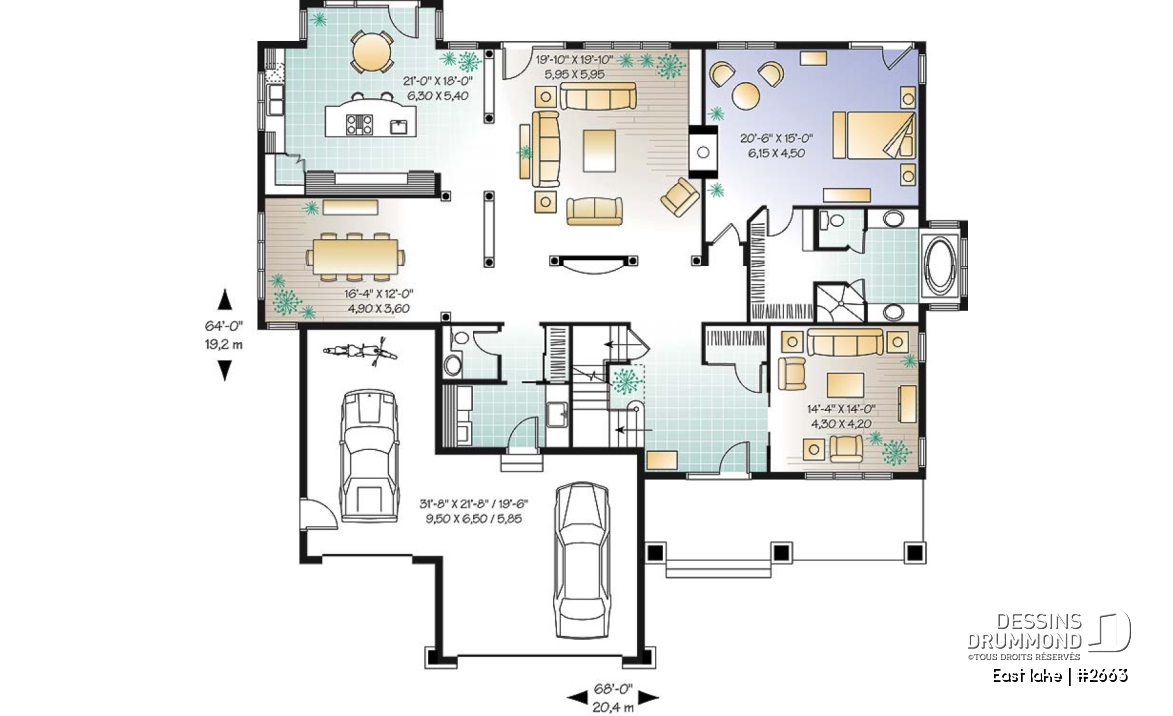 Rez-de-chaussée - Superbe maison à étage 4 à 5 chambres, garage triple, 3 salons, foyer, salle à manger séparée, buanderie - East lake