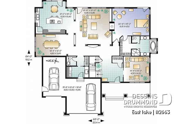 Rez-de-chaussée - Superbe maison à étage 4 à 5 chambres, garage triple, 3 salons, foyer, salle à manger séparée, buanderie - East lake