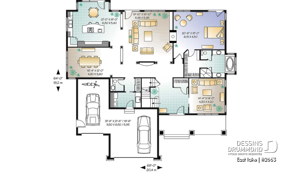 Rez-de-chaussée - Superbe maison à étage 4 à 5 chambres, garage triple, 3 salons, foyer, salle à manger séparée, buanderie - East lake