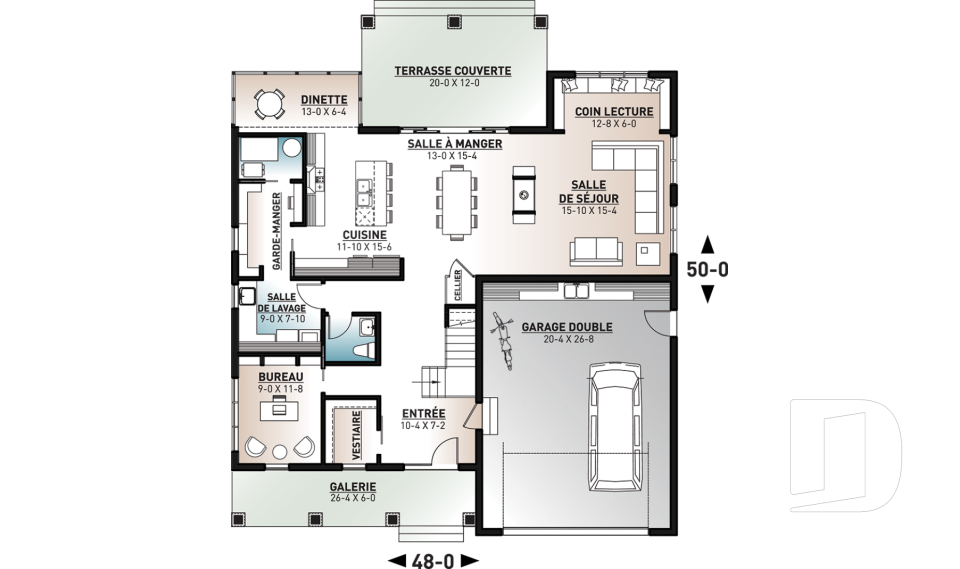 Rez-de-chaussée -  - St-Arnaud 2