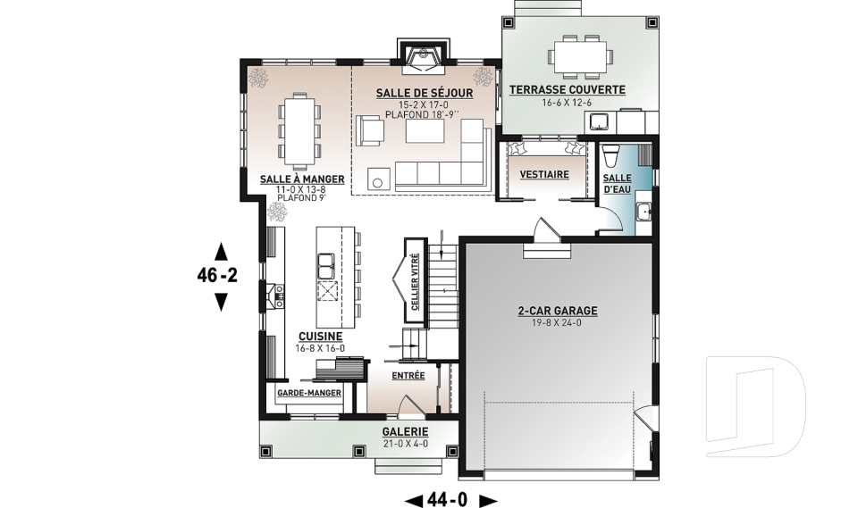 Rez-de-chaussée -  - St-Arnaud 3