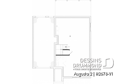 Sous-sol aménageable -  - Augusta 2