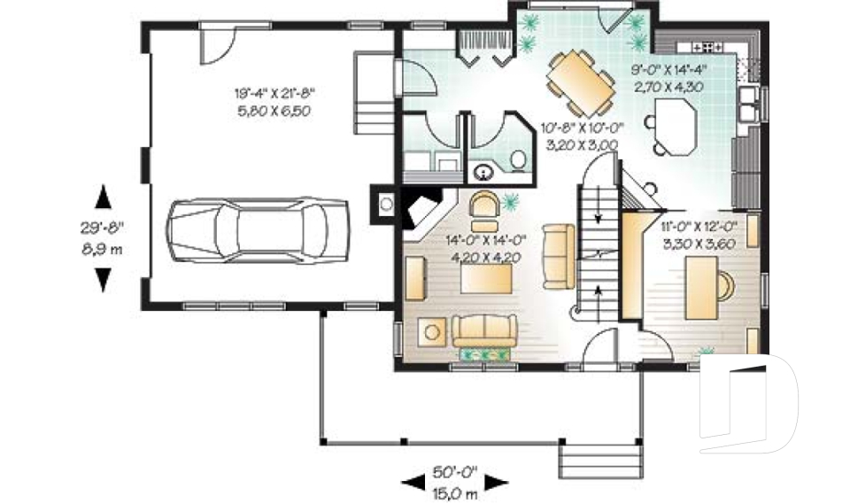 Rez-de-chaussée -  - La Prairie