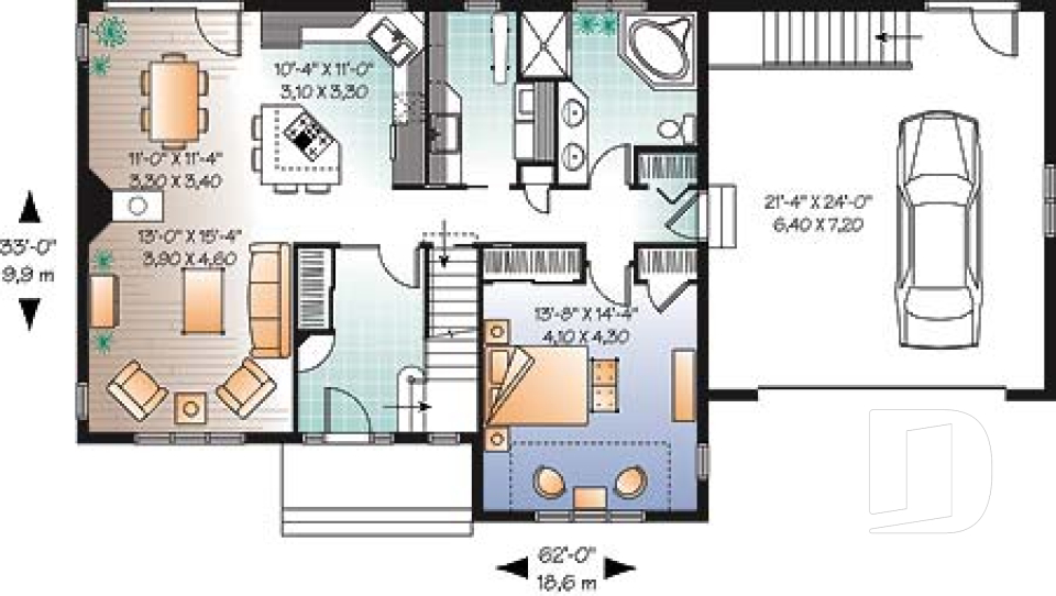 Rez-de-chaussée -  - Russell