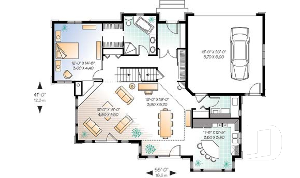 Rez-de-chaussée -  - Lavallée 2