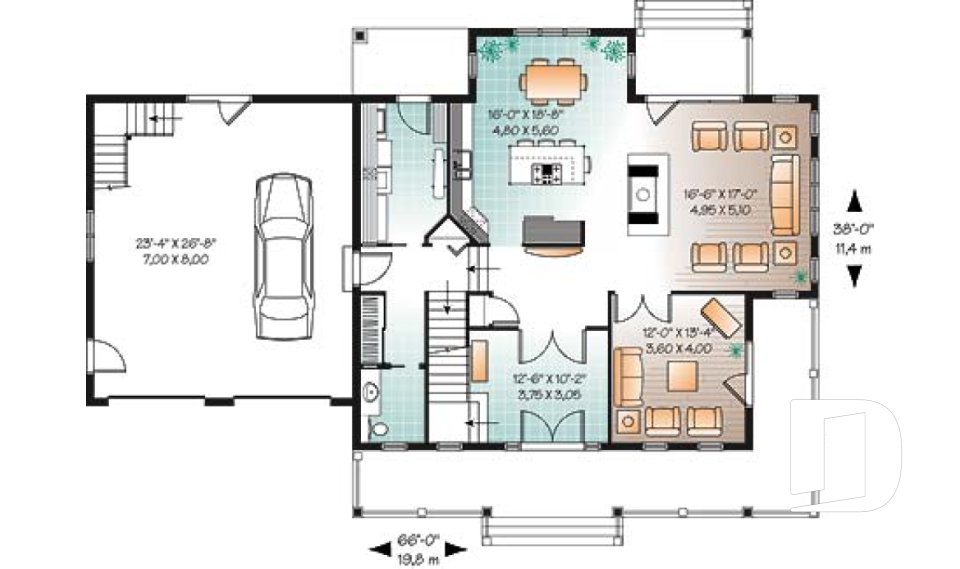 Rez-de-chaussée -  - Coubertin