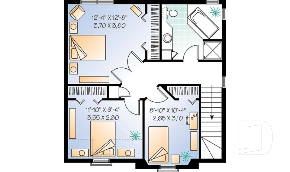 Étage -  - Victorien