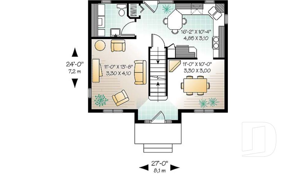 Rez-de-chaussée -  - Duranel 2