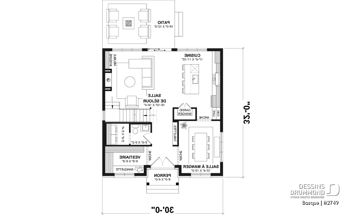 Rez-de-chaussée - Maison Farmhouse moderne et lumineuse avec foyer au gaz, 4 chambres incluant superbe suite des parents - Basque